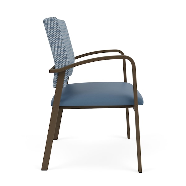 Newport Bariatric Chair Metal Frame, Bronze, RS Rain Song Back, MD Titan Seat